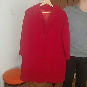 Betty rose vintage double button coat!